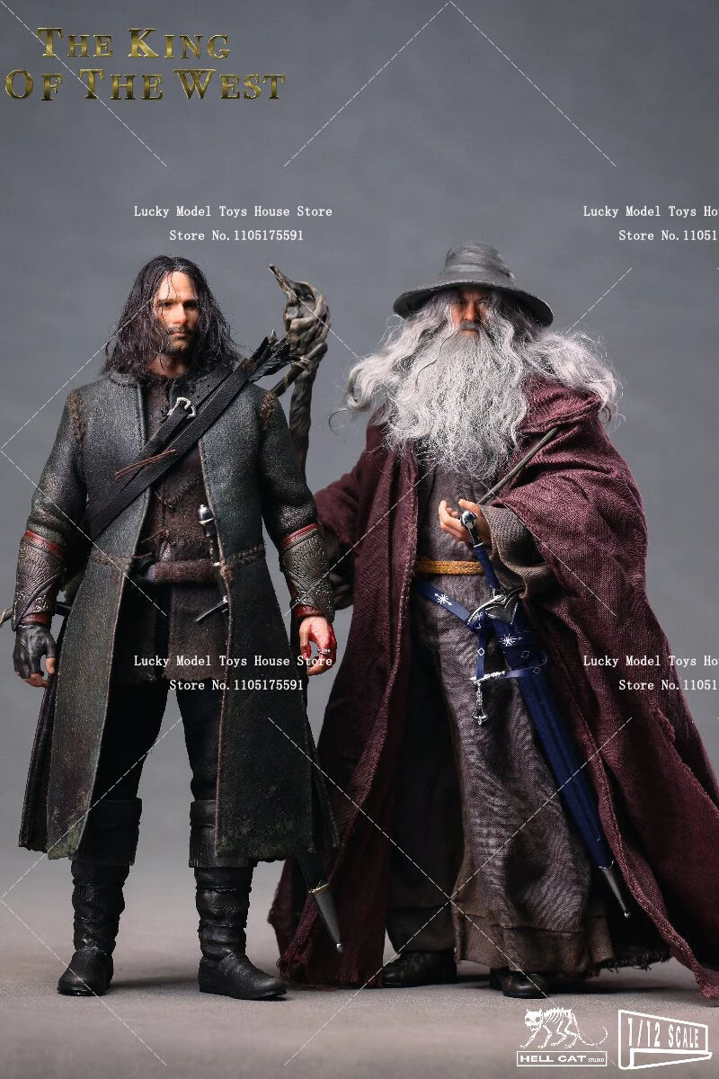 Hell Cat Studio DYM202403 1/12 Collectible Ranger Cloth Action Figure King of the West Fiction Movie 6inch Soldier Model Gift