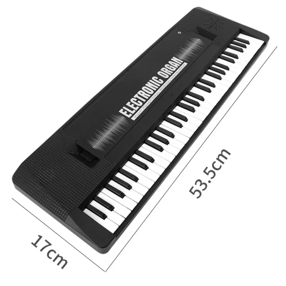37/61-Key Digital Piano Keyboard Portable for Beginners,Kids Learning Musical Toy Instrument,Child Educational Developing Gift