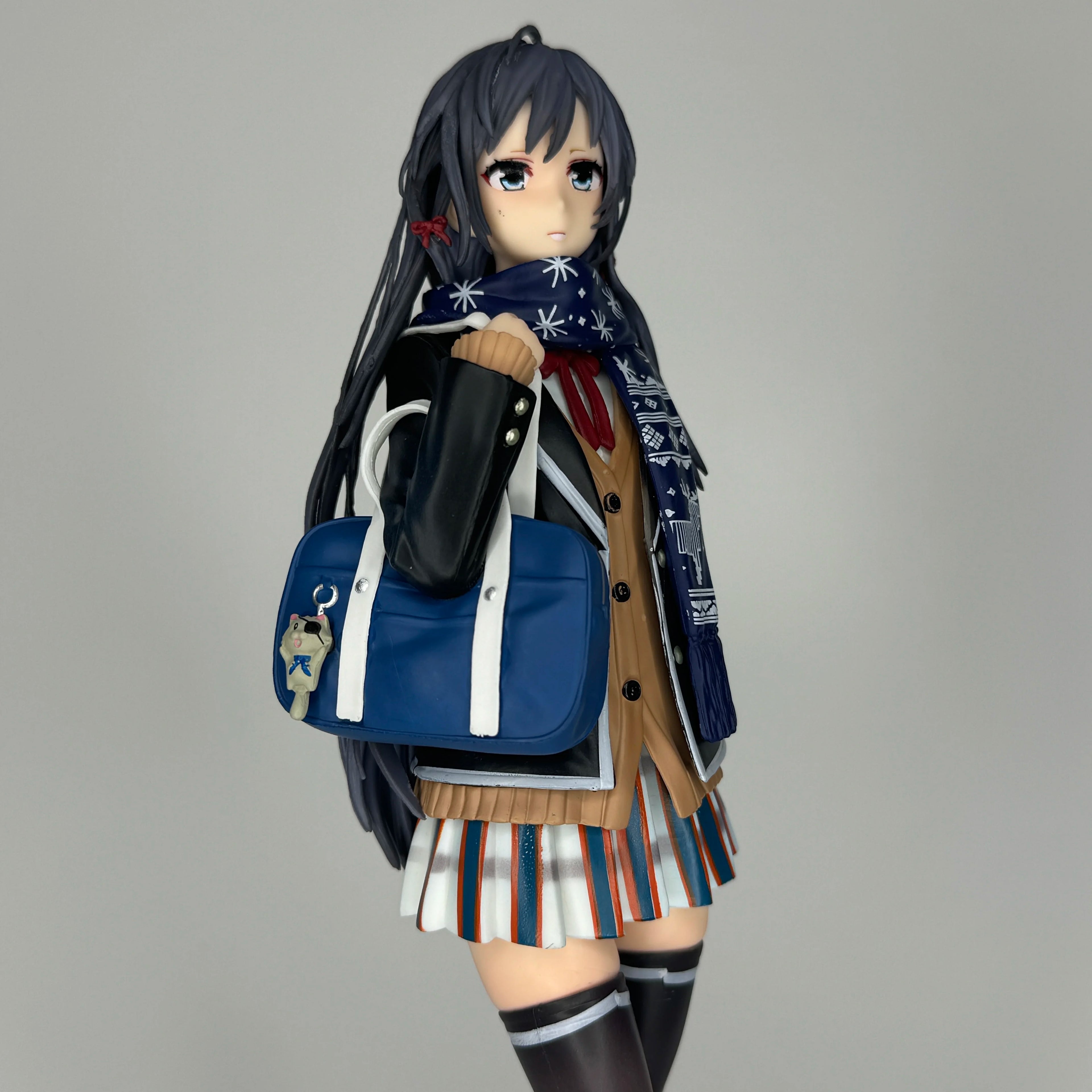 My Youthful Love Story Has a Problem: School Uniform Snowo Anime Statue Figure Pretty Girl Model Display Piece