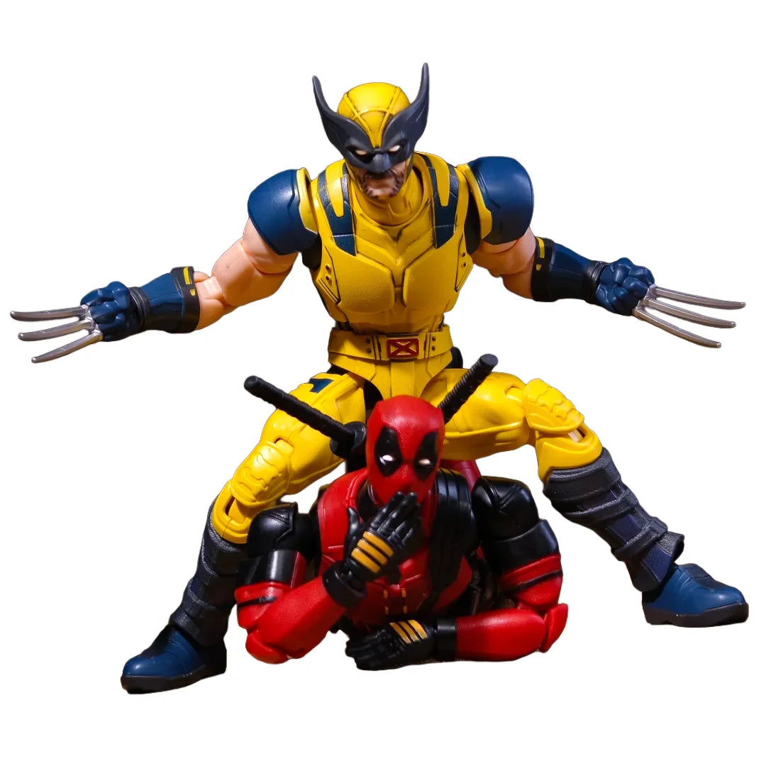Blokees Marvel Heroes Building Blocks Set Deadpool Wolverine Captain America Iron Man Action Figure Models Construction Toy Gift
