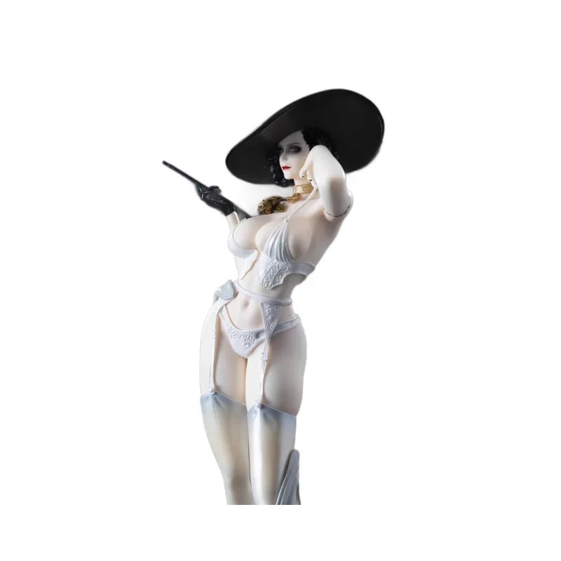 Resident Evil Lady Dimitrescu Anime Action Figures 30cm PVC Static Collectible Statue Display Model Room Decoration Toys Gift