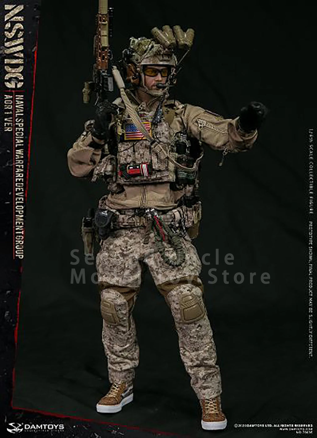 DAMTOYS DAM78065 1/6 NSWDG Naval Special Warfare Development Group AOR1 Version Male Soldier Action Figure Model Toy ﻿