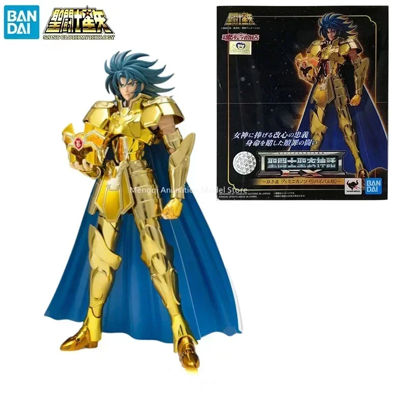 BANDAI Saint Cloth Myth EX Gemini Saga Gemini Charon Revival Edition Saint Seiya Anime Character Model Toy In Stock