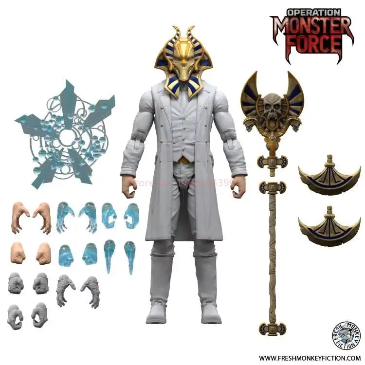 1/12 Fresh Monkey Fiction Declan Van Helsing Forgotten King Action Figure Operation: Monster Force Bbts Exclusive Model Toys