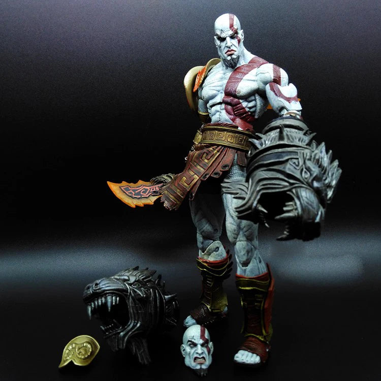 Limited Edition 7-inch Figure Model Kratos and Son, Movable Doll Collection Ornament
