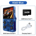 R36S Retro Handheld Video Game Console Linux System 3.5 Inch IPS Screen R35s Pro Portable Pocket Video Player 64GB/128G Games