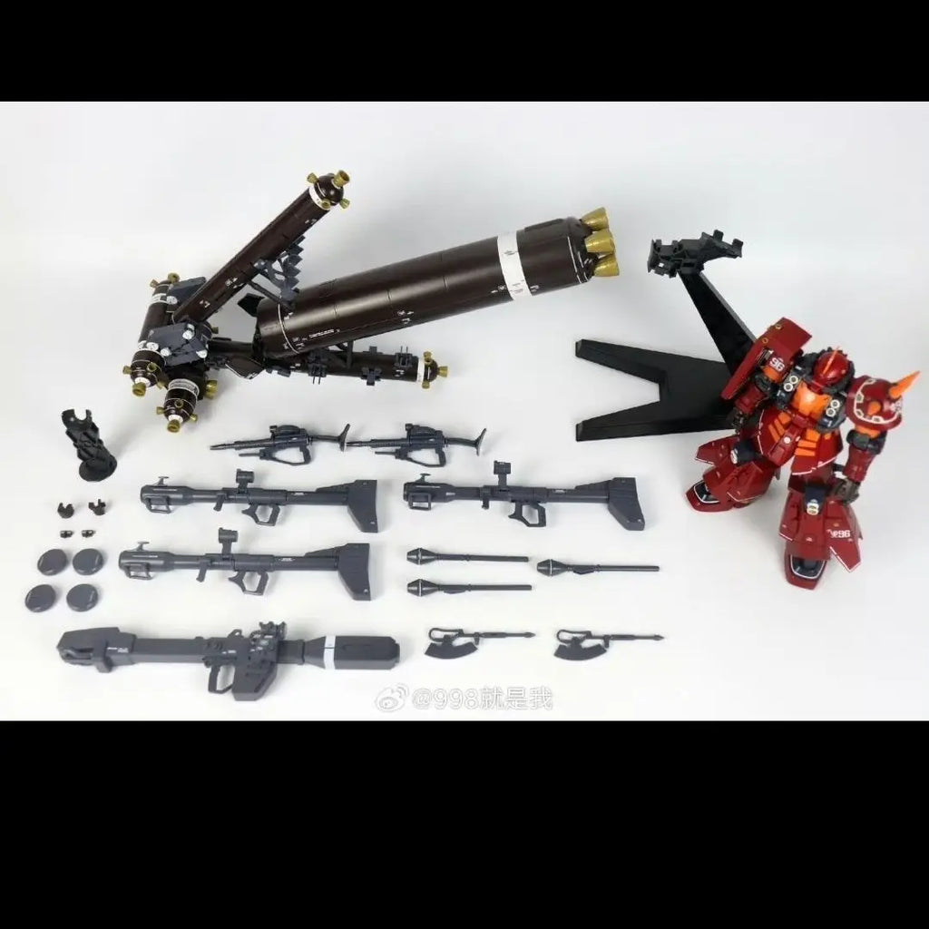 NEW Lane Leien Model ZG-001 ZG-002 MG MS-06R Psycho Zaku Action Figure Thunderbolt Anime Figures 1/100 Scale Model Kit Gifts