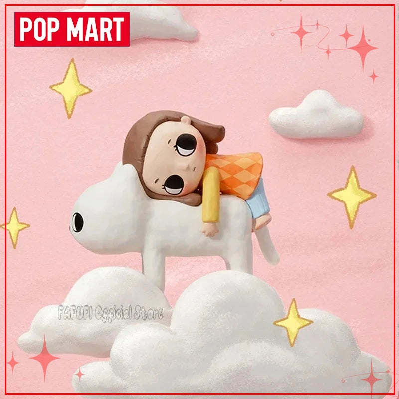 POPMART Nyotas Flauschige Life Series Mystery Box Аниме Сладка екшън фигурка Колекция Модел Настолни орнаменти Кукли Играчки