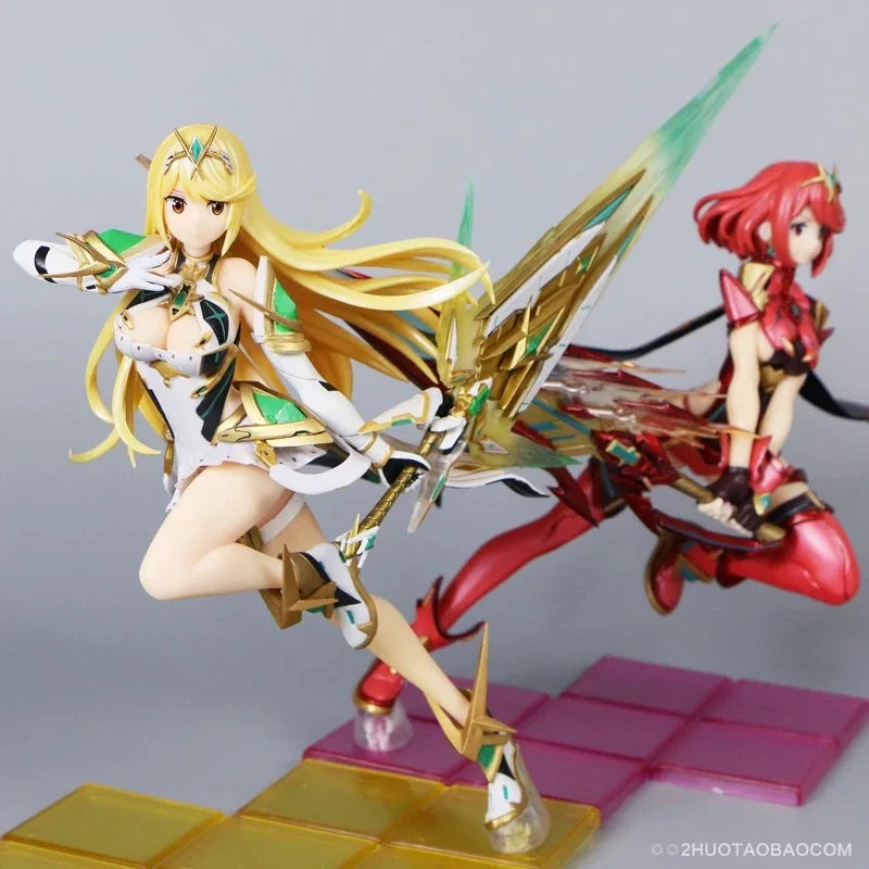 Chronicles Xenoblade  Anime Figure Mythra Pyra Action Figures Anime Figure Model Collect Toys Boy Figure Holy Grail Of Heaven