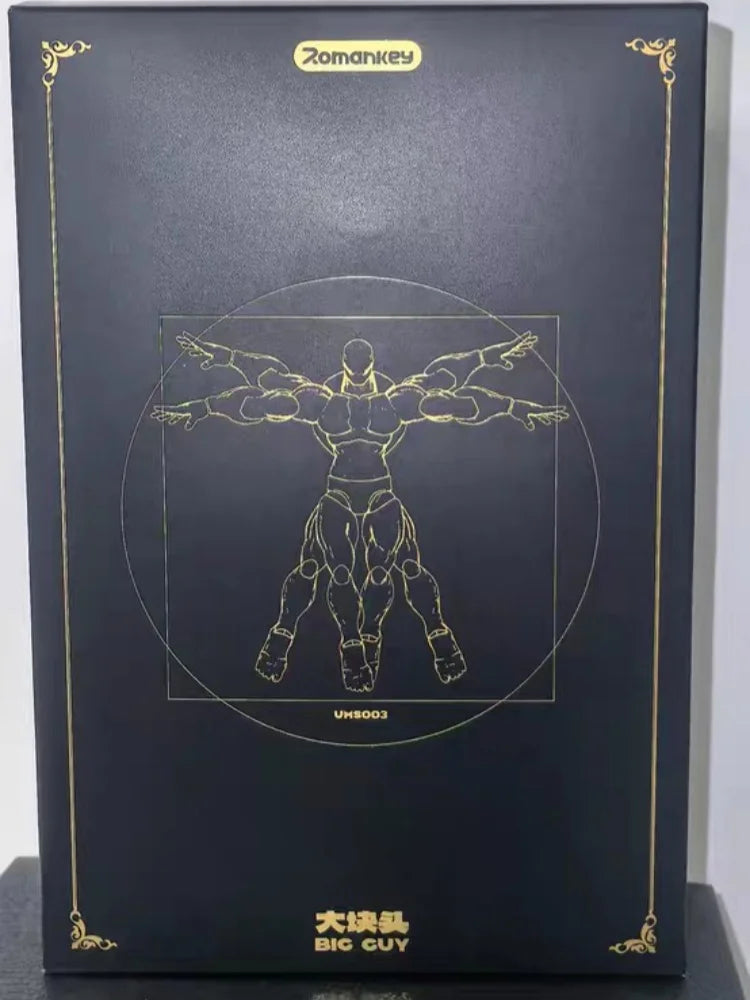 Romankey Genuine In Stock 1/12 Super Articulated Male Nude Big Guy Black Limited Edition Action Figure Precious Collection Toy