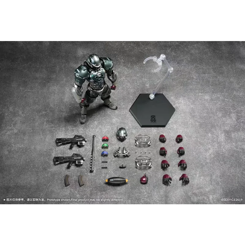In Stock, PURE.ICE Studio, Unkval Smasher - Anaconda Commando Type, Articulated Collectible Figure Gift