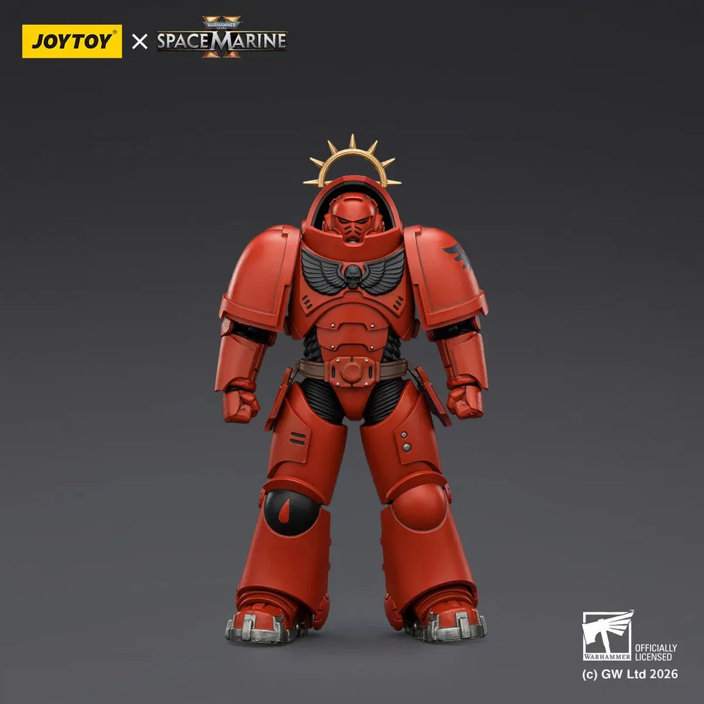JOYTOY Warhammer 40000/40k Game Edition Blood Angels Heavy Intercessor with Heavy Bolt Rifle and Bolt Pistol Action Figure Doll