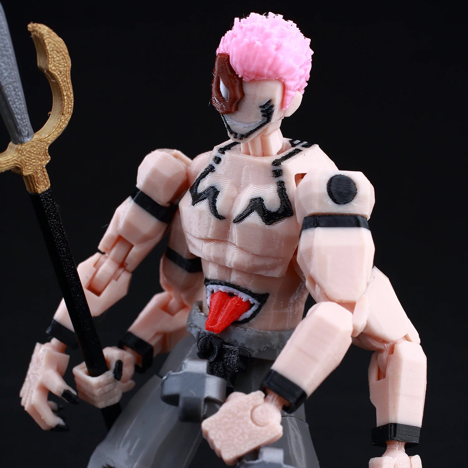 9L 3D-gedruckter Anime Jujutsu Kaisen Sukuna Lucky13 Dummy 13 beweglicher Shapeshift T13 Actionfiguren Schaufensterpuppenspielzeug für Sammler
