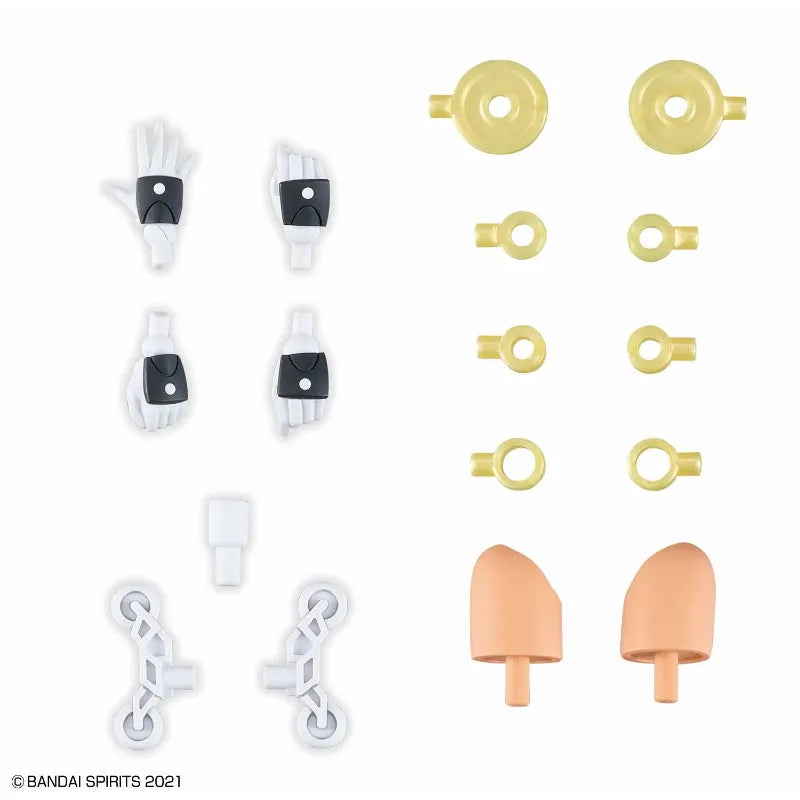 BANDAI 30MS Option Parts Set 1-26 Climbing Unit Valkyrie Outfit Color ABC Model Kit Action Figure Toys for Boys Girls Gift