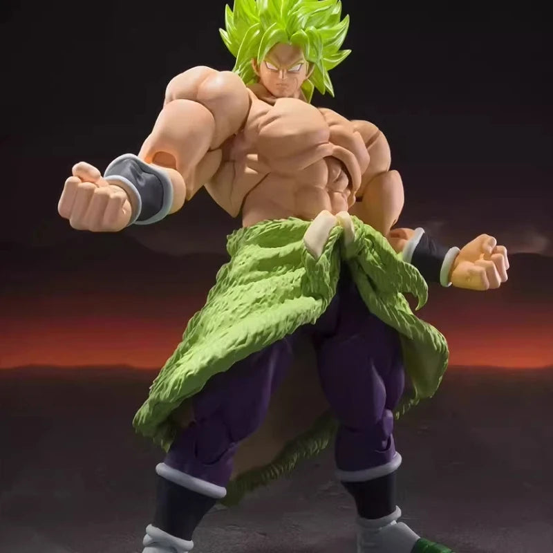New Original Bandai Dragon Ball S.H.Figuarts Shf Broly Super Saiyan Broly Full Power Action Anime Figures Model Collection Toys