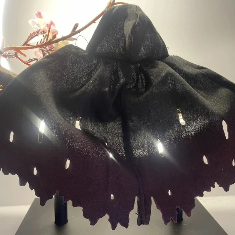 1/12 Scale Tactical Fabric Cloak Cape with Wire for Figma SHF Mecha Girl Action Figures Doll Outfit Display Accessories