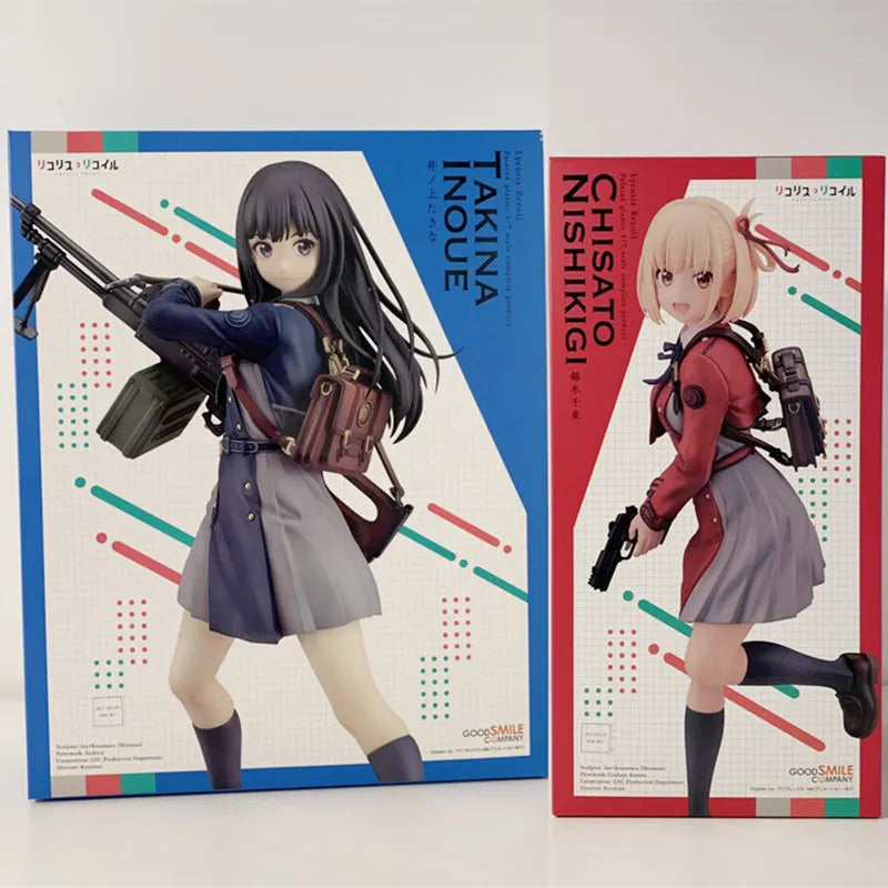 Genuine GSC Lycoris Recoil Chisato Nishikigi Takina Inoue  1/7 Action Figure Original Anime Model