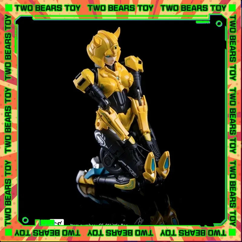Ln Stock CollectionSpace CS-01 Transformation Bumblebee Mobile Suit Girl 17.5CM Anime Figures Model Action Figures Toys Gifts