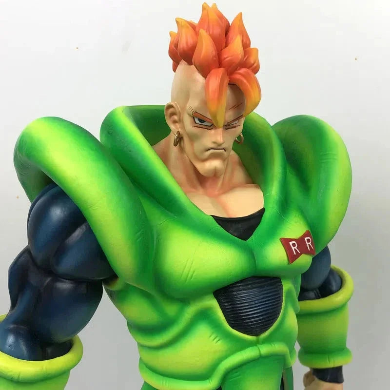 Anime Dragon Ball Lchiban Action Figure ANDROID #16 Statue 41cm PVC Movable Collection Doll Super Saiyan Gk Figurine Model Toys