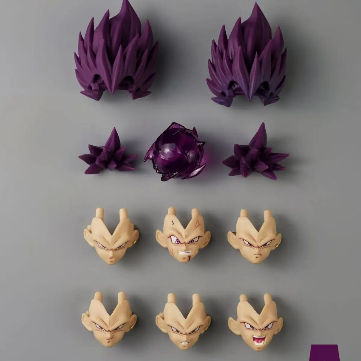 Air&Oq Studio Dragon Ball Z Vegeta Head Accessories Kit Figure Shf Super Saiyan Ssj Majin Vegeta  Action Figures Toys Gifts