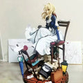 28 cm große Violet Evergarden Mädchenfigur aus japanischem Anime-PVC, Sammlerstück, Puppe