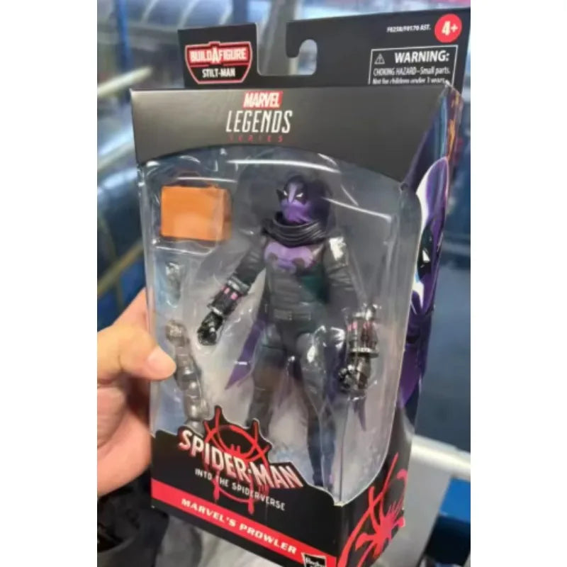 Original Hasbro Marvel Legends Series SPIDER-MAN INTO THE SPIDER-VERSE PROWLER Anime Figure Collection Model Toys