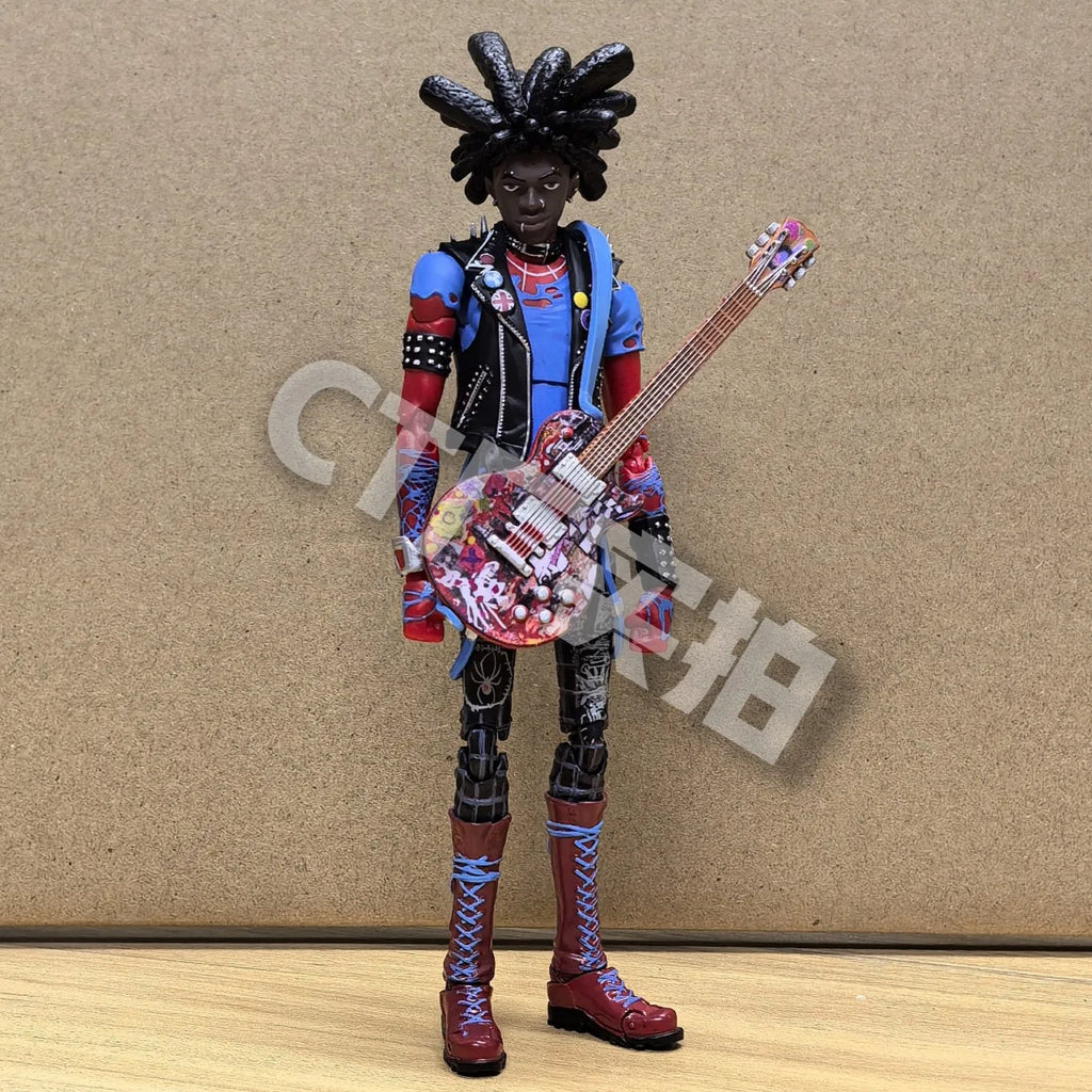 Ct Toys Spider-Punk Spiderman Action Figure Spider-Man Across The Spider-Verse Figures Shf Pvc Model Birthday Kids Gifts Toys