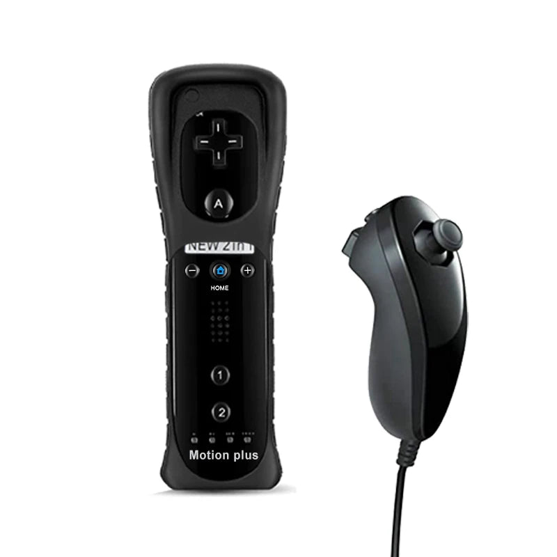 2PCS Controller for Wii Remote Controller Gamepad with Motion Plus For Ninetend Wii/Wii U Wireless Gamepad for Wii Games Console