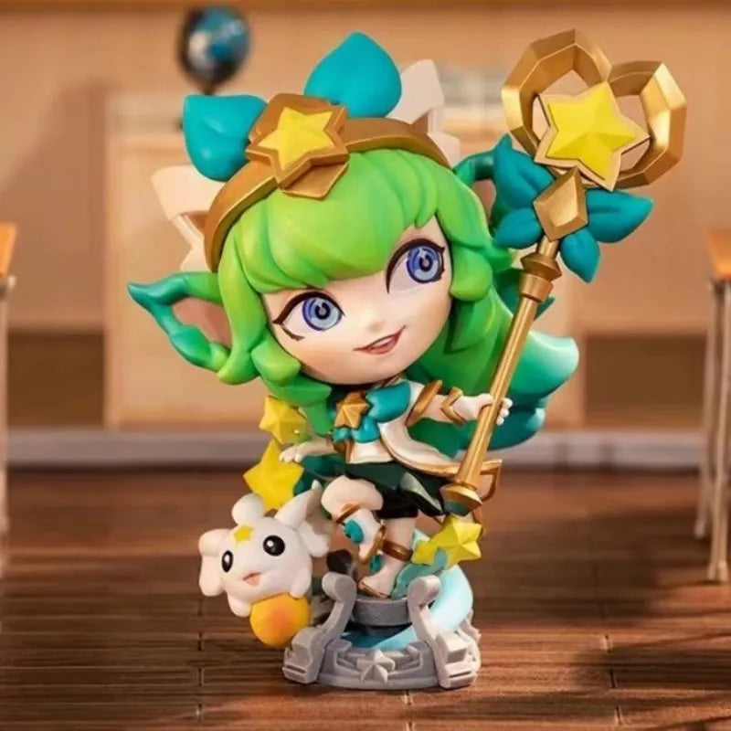 New Original League Of Legends Lulu Star Guardian Medium Statues The Fae Sorceress Anime Figures Toys Game Gifts Pvc Action Gift