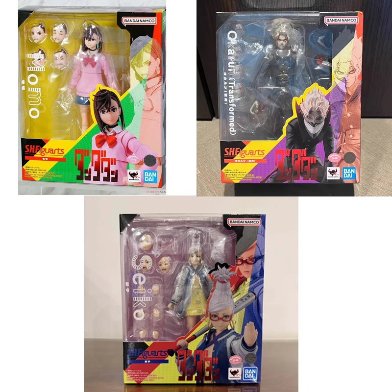 Fast Shipping Bandai Anime SHF DAN DA DAN Ayase Momo OKARUN Takakura Ken SEIKO Original Model Toys Action Figure Children Gift
