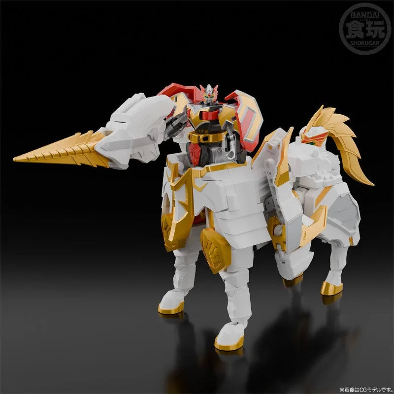 Bandai Genuine SMP SHOKUGAN SAINTKAISER Sky Fusion Mahou Sentai Anime Action Figure Collectible Assembly Model Toy Gift Children