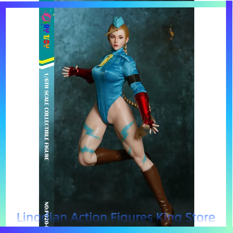 In Stock PLAY TOY 1/6 Fighting Female Warrior Jiami NO:P020-AB Animation Character Model Action Figure Toy Collection Gift