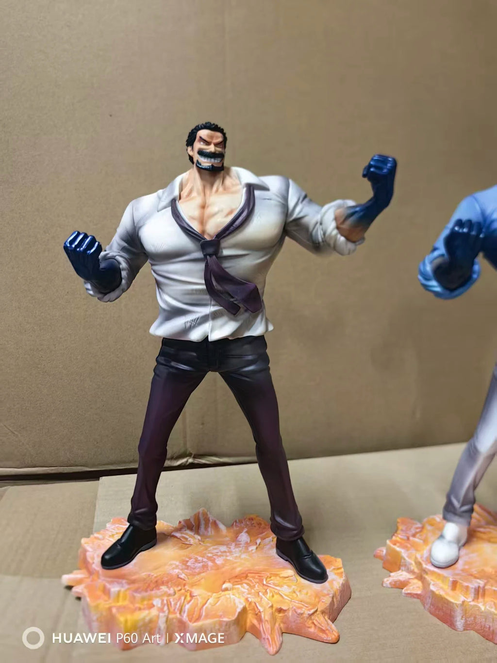 One Piece Anime Statue MONKEY D GARP 30cm Hero Garp Desktop Decoration Hand Made Anime Peripheral Pvc Model Toy Gift