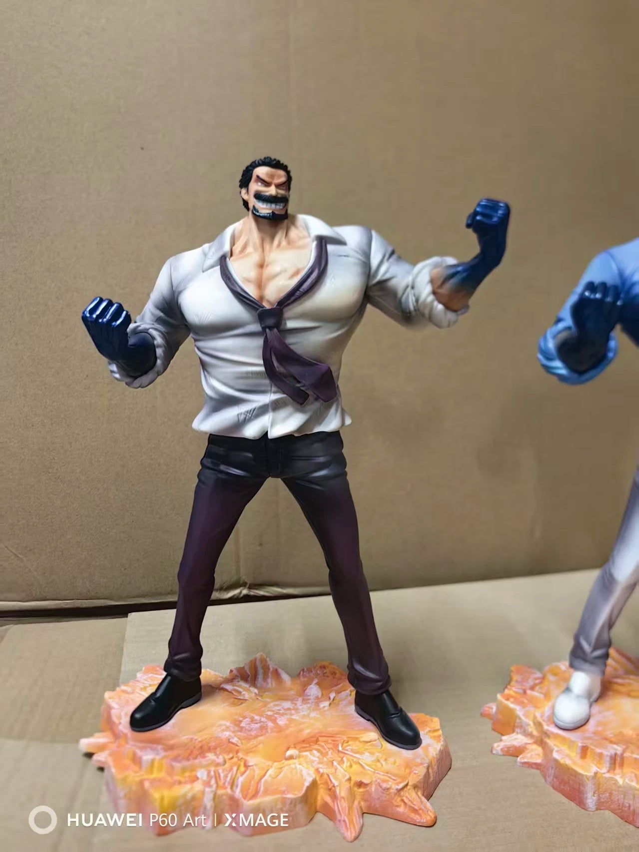 One Piece Anime Statue MONKEY D GARP 30cm Hero Garp Desktop Decoration Hand Made Anime Peripheral Pvc Model Toy Gift