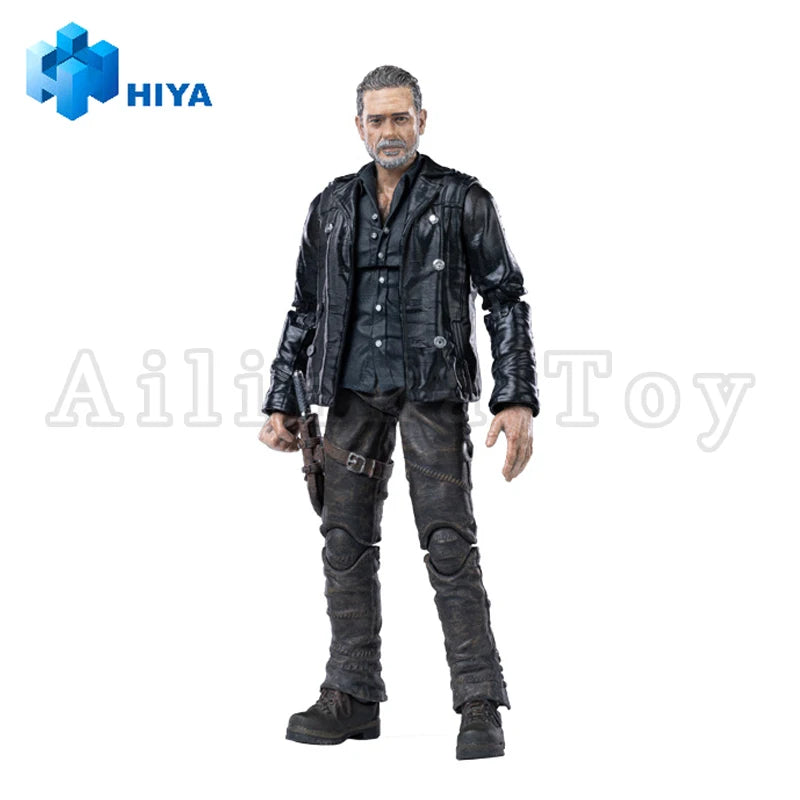 HIYA 1/18 4inch Action Figure Exquisite Mini Series The Walking Dead Dead City Negan Anime For Gift