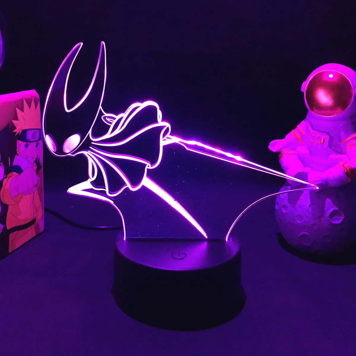 Hollow Knight Game 3D Lamps Led RGB Neon Night Lights Birthday Toys Cool Gift For Friends Kid Bed Room Table Decoration