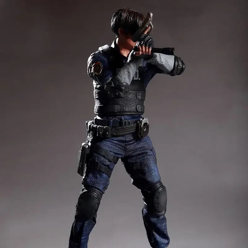 32 cm Resident Evil Leon S Scott Kennedy Actionfigur Jill Valentine Figur Spiel Biohazard Modell Spielzeug Geschenke Schreibtischspielzeug Geschenk