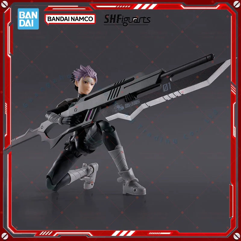 In Stock Genuine Bandai Kaiju No 8 Model Kit SHF Gen Narumi Anime Action Figure Collection Finished Model Boy Toys Birthday Gift