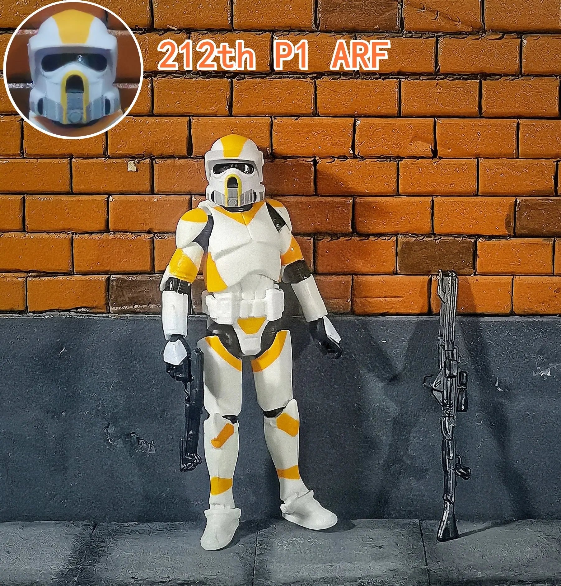 Star Wars 3.75 Inch  Clone Trooper 1/18 Airborne 501st 212th 187th Legion  Shock Action Figure REX ARF P1 P2 Toys Model Loose