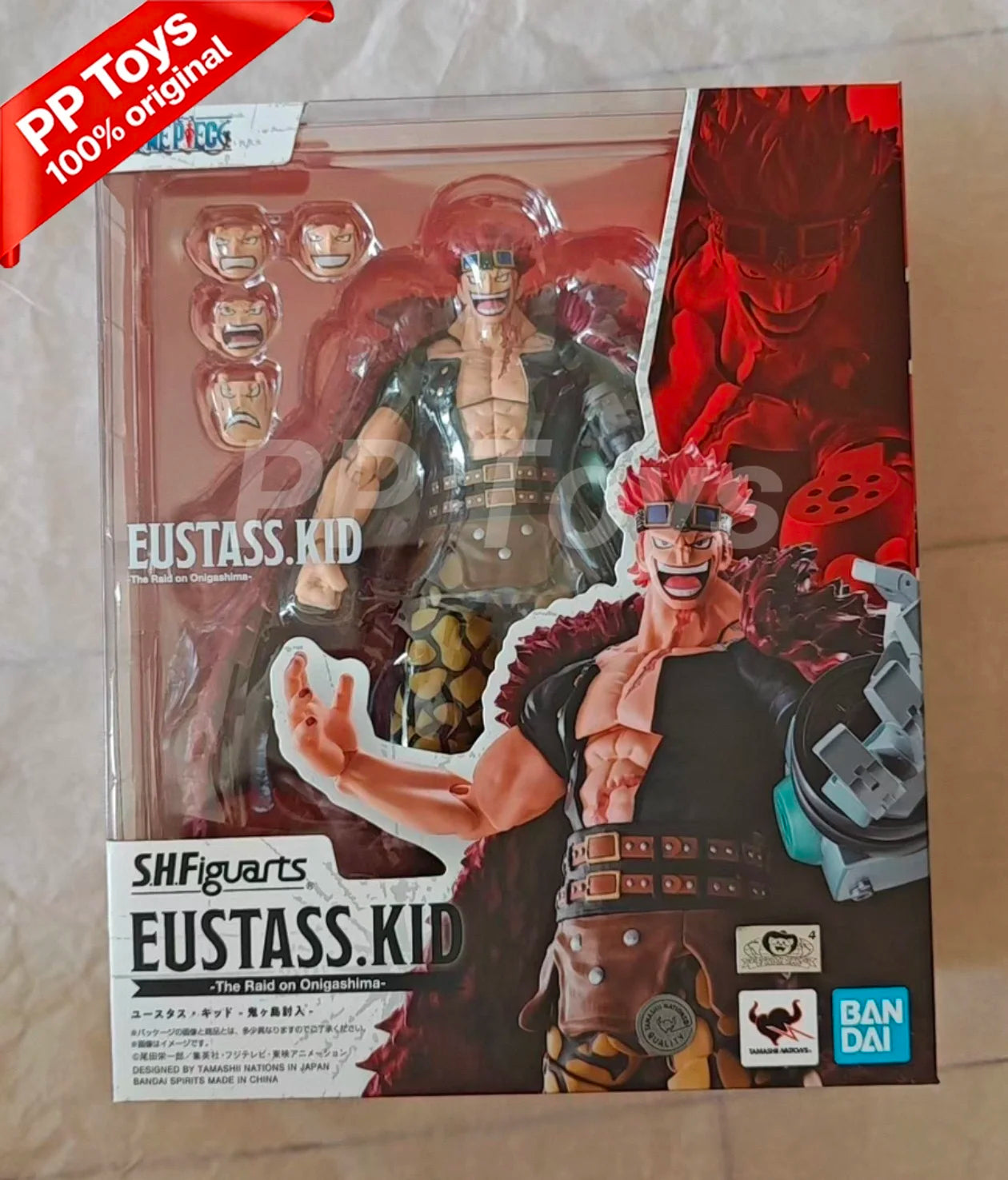 Bandai Sh Figuarts Shf One Piece Eustass Kid Action Figure The Raid on Onigashima Collection Model Toy Figura