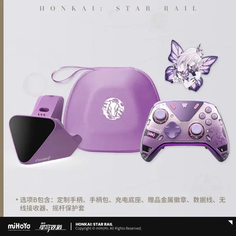 [Genuine] miHoYo Honkai Star Track Castoriuce APEX5 Wireless Game Controller Bluetooth Power Feedback Elite Game Controller