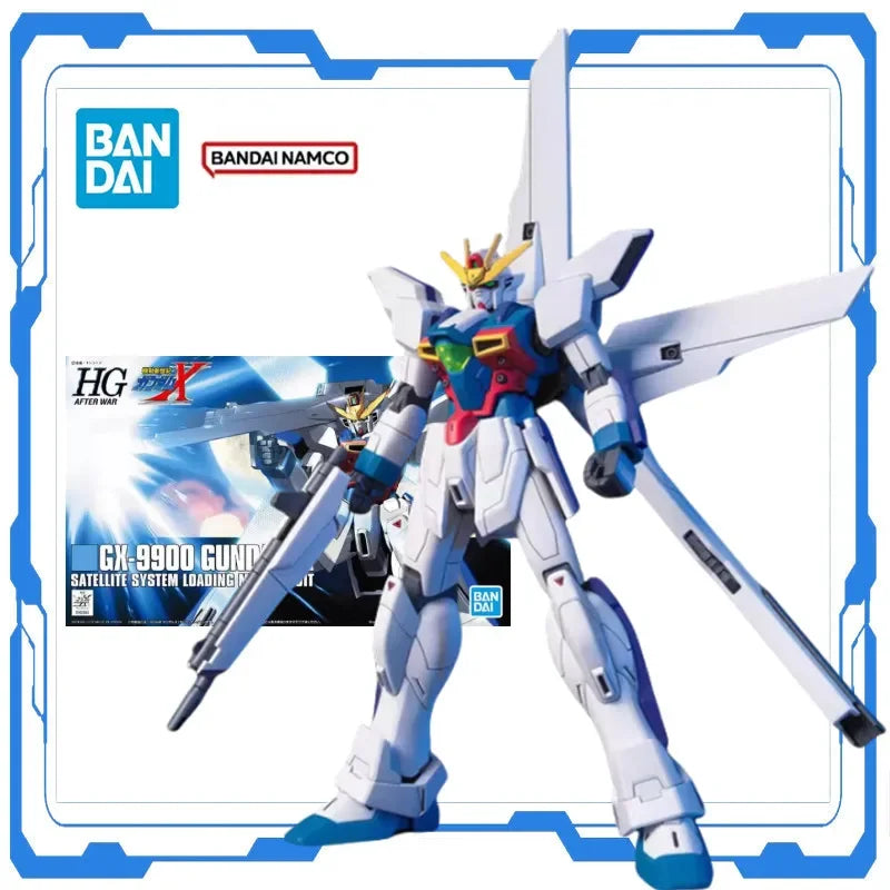 Bandai Genuine Gundam HGAW GX-9900 Gundam X Assembled Model Toy Anime Figure Action Model Collectible Original Kits For Kids