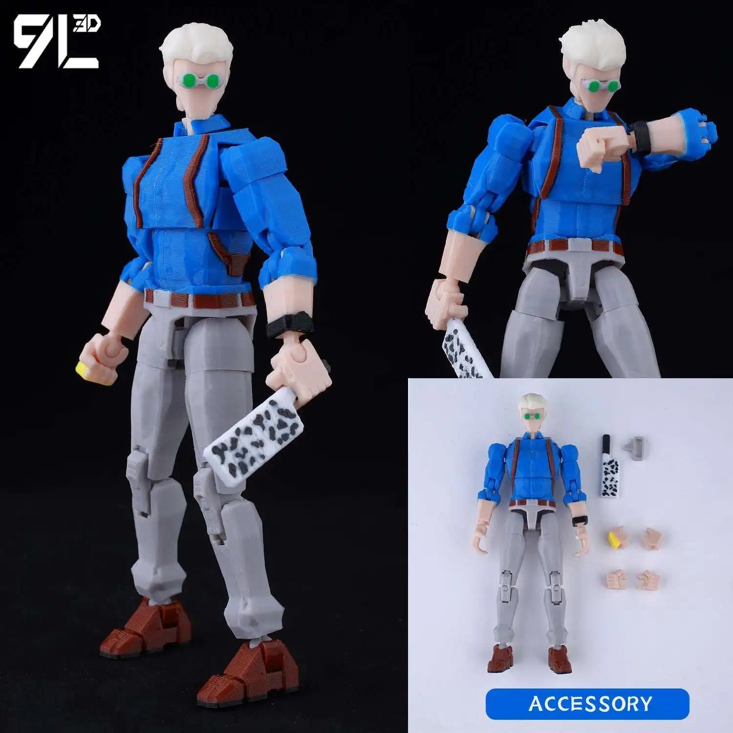 9L 3D-gedruckter Anime Jujutsu Kaisen Sukuna Lucky13 Dummy 13 beweglicher Shapeshift T13 Actionfiguren Schaufensterpuppenspielzeug für Sammler