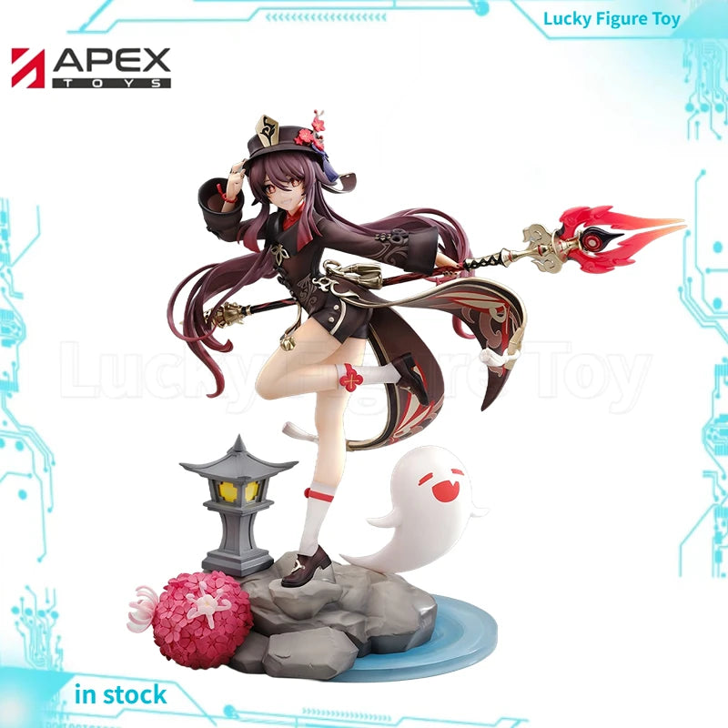 【На склад】Фигурки на APEX-TOYS Genshin Impact Hu Tao·Snow Ji Mei Xiang в мащаб 1/7, аниме играчки