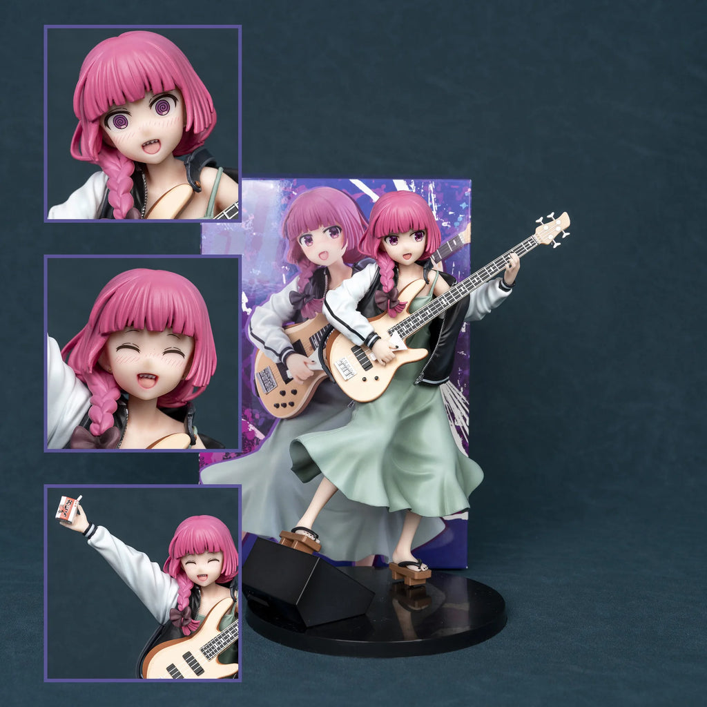 Lonely Rock Kikuri Hiroi Figure Band Bassist Beautiful Girl Anime Japanese Otaku Pc Case Model Christmas Ornament Birthday Gift