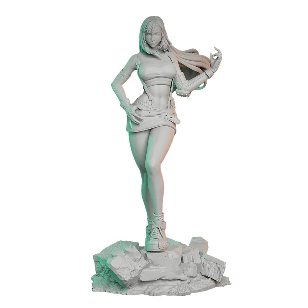 Tifa Figure 1:18 Miniature Figure Resin Model Kit Unpainted Plastic Model Kit A565