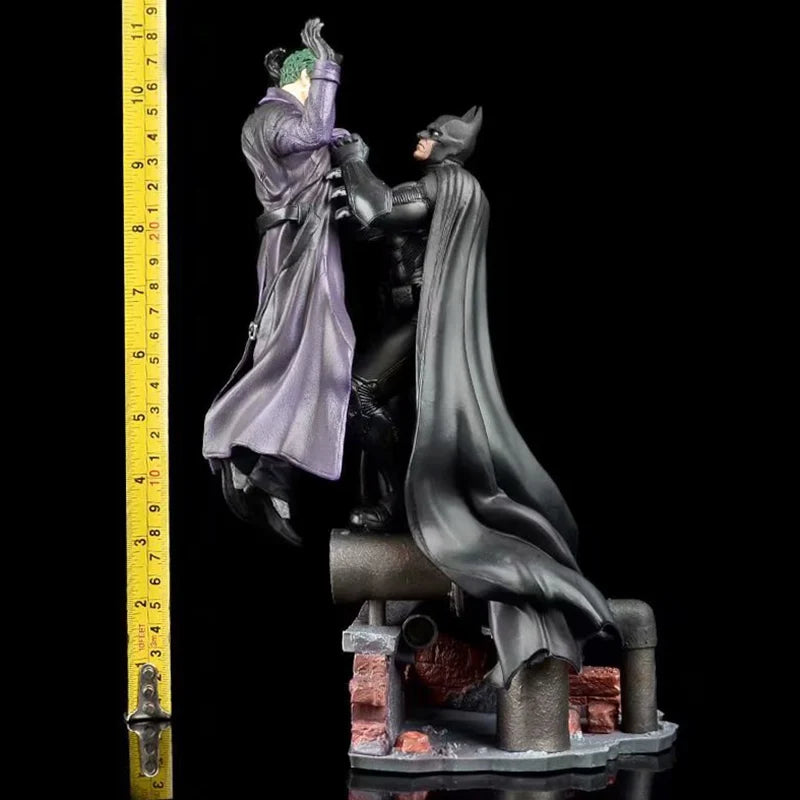 Batman VS Joker Action Figure Arkham Comic Anime Bruce Wayne Joker Figure With Base Big Statue Collection Model Halloween Gifts