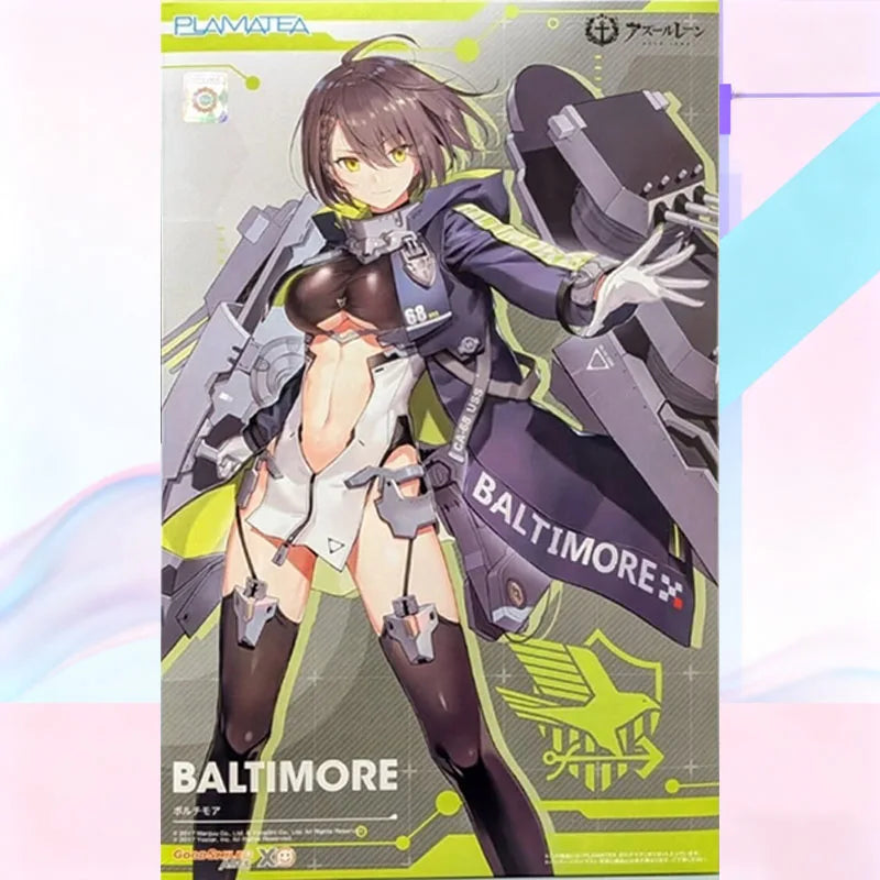 In Stock GSC Original Box PLAMATEA Azur Lane BALTIMORE Assembly model Action Figure Model Gift for Kid Foam Box Packaging