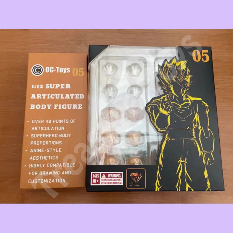 OC Toys GD Studio Dragon Ball Z SHF Super Saiyan God Vegetto Vegito Аниме Фигурки Фигурки Модели Детски Подаръци Играчки