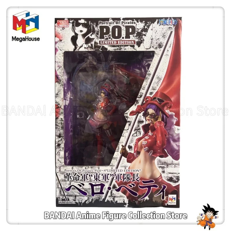 In Stock Original MegaHouse POP Limited Edition ONE PIECE Belo Betty Anime Humanoid Toys Gifts Decoration Collection